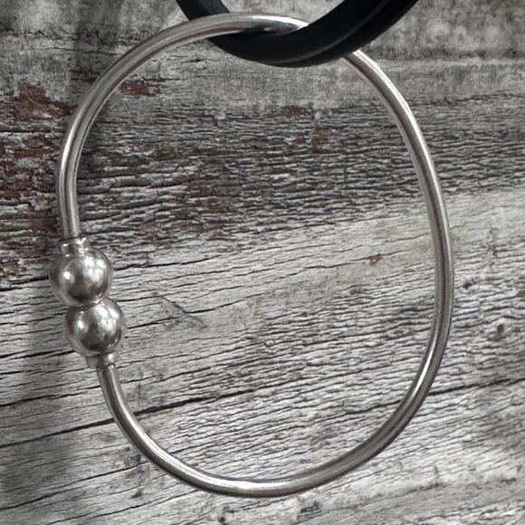 Eden Hand Art Double Screwball Bracelet All Silver - Picture 1 of 3